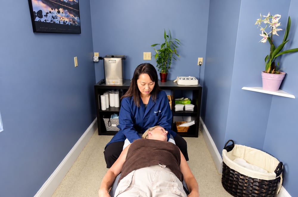 Naturally lit healthcare treatment room